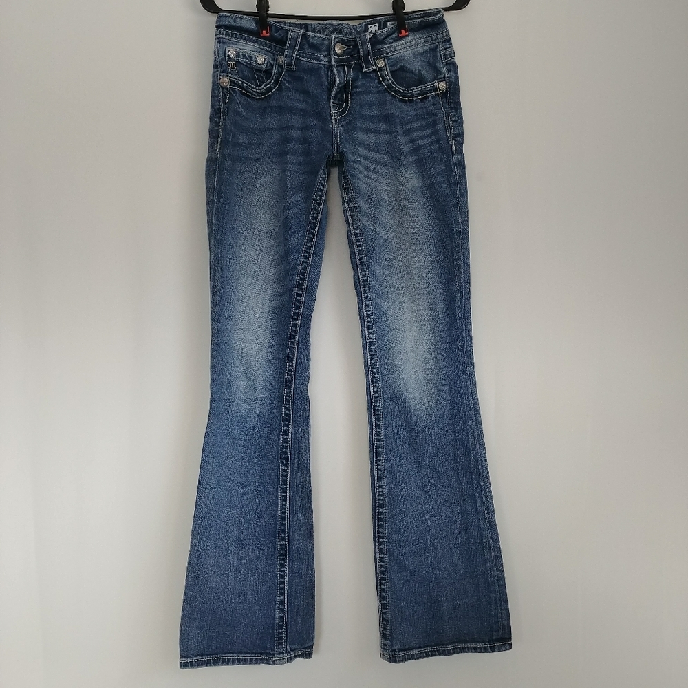 Miss Me Rhinestone Jeans Kelly Bootcut Concord Str - Picture 3 of 8